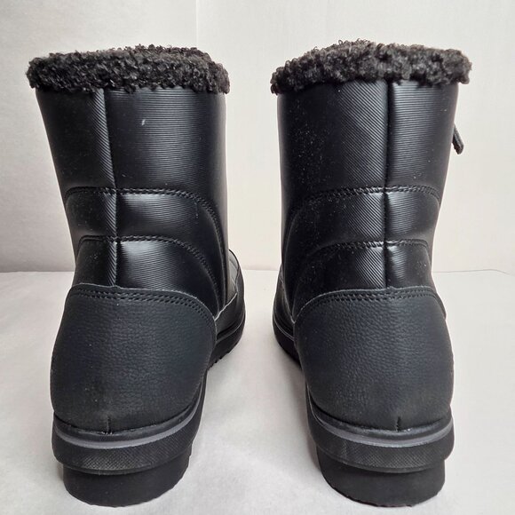 NWT JBU Snowbound Black Zip-Up Cold-Weather Winter Boots - Picture 3 of 7